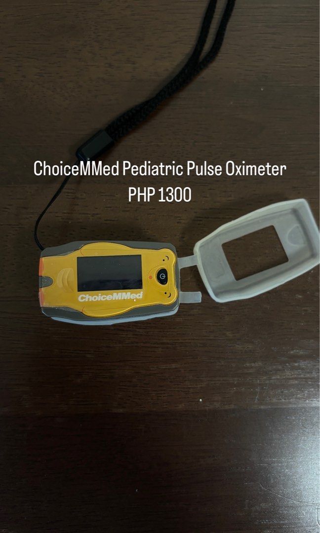 ChoiceMMed Pedia Pulse Ox, Health & Nutrition, Medical Supplies & Tools ...