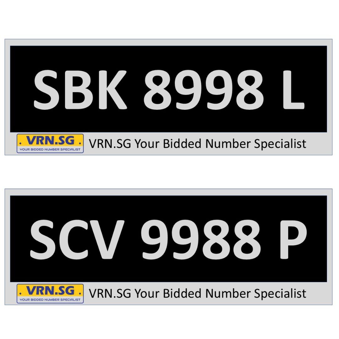 [FAST DEAL] Classic Car Number Plate for Sale: 8998 , 9988, Car ...