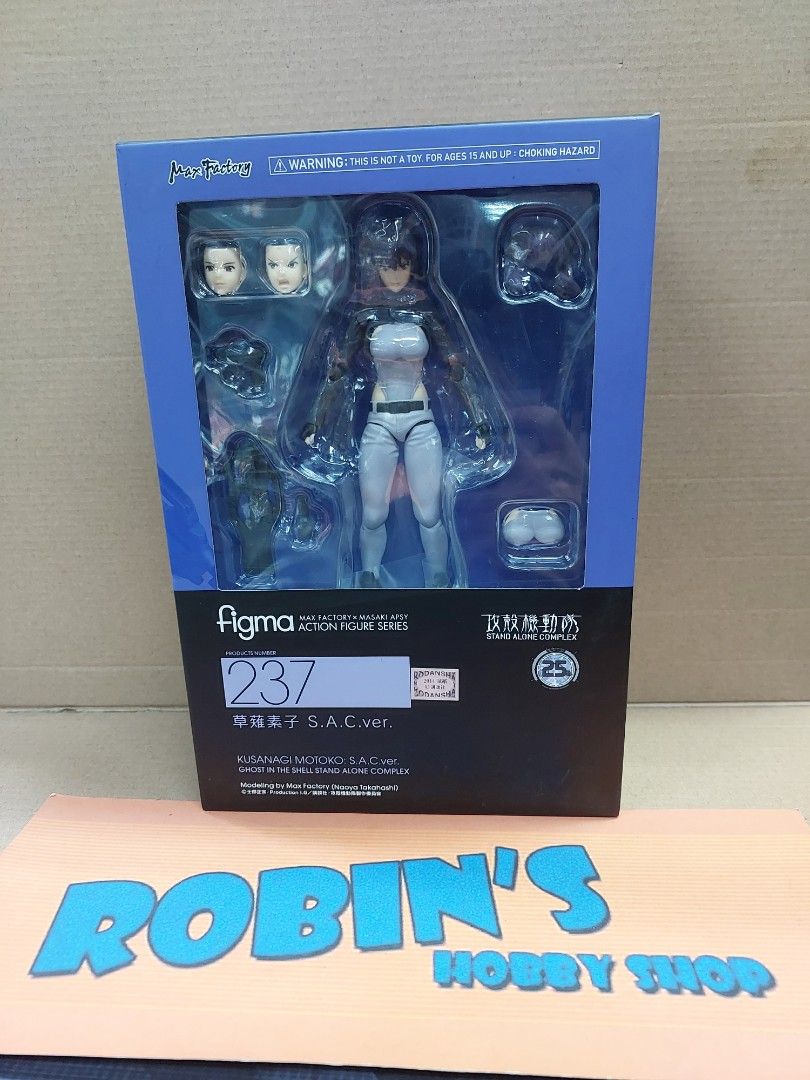 Figma 237 Motoko Kusanagi from Ghost in the Shell. Opened (Category: Figurines & Statues) located in Manila. Submitted by robinshobbyshopph (Listing ID 1351518825, Image 1). Description: - Pick up at Robin's Hobby shop, Shoppesville Plus, Greenhills - BPI deposit/online transfer or cash on pick up or GCash or Paypal - Shipping available. JRS / LBC / Lalamove / Grab Express / Sh0pee checkout (robinshobbyshopph. may need additional cost to cover sh