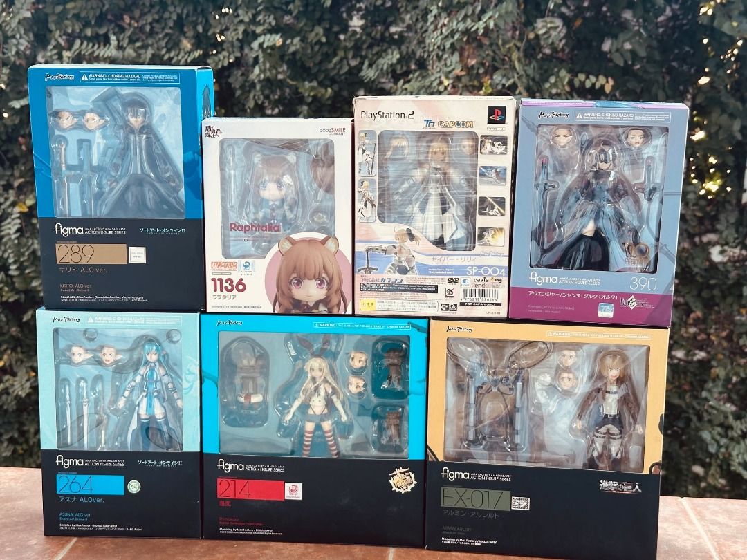 Figma And Nendoroid (Category: Figurines & Statues) located in Laoag. Submitted by deviruchi (Listing ID 1351458496, Image 1). Description: Selling Figma and Nendoroid Figma Shimakaze BIB 2,800 Figma Jalter BIB 2,500 Figma Saber Lily v1 BIB No DVD may putol sa stand part 2,000 Figma ALO Kirito and Asuna BIB 4,000 Both Figma Armin BIB 6,500 Nendoroid Raphtalia 1,000 missing 1 sword More pictures pm lang. What you see is what you get No reservation