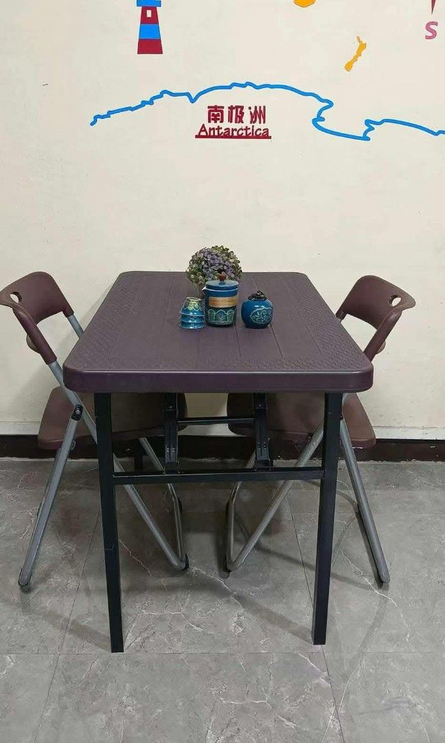 Foldable Plastic Rattan Table Folding Table Dining Table Study Table Office Table Heavy Duty (Category: Tables & Sets) located in Manila. Submitted by onlineshoppersph (Listing ID 1351495910, Image 2). Description: DISCOUNT FOR BULK/WHOLESALE ORDERS‼️ ✅100% Brand New ✅Good Quality Cash On Deliver - Metro Manila - Delivery Fee/Handling Fee shouldered by BUYERS - DF/HF depends on BUYERS Location ~~~~~~~~~~~~~~~~~~~~~~~~~~~~~~~~~~~~~~~ ➡️P/up Locati