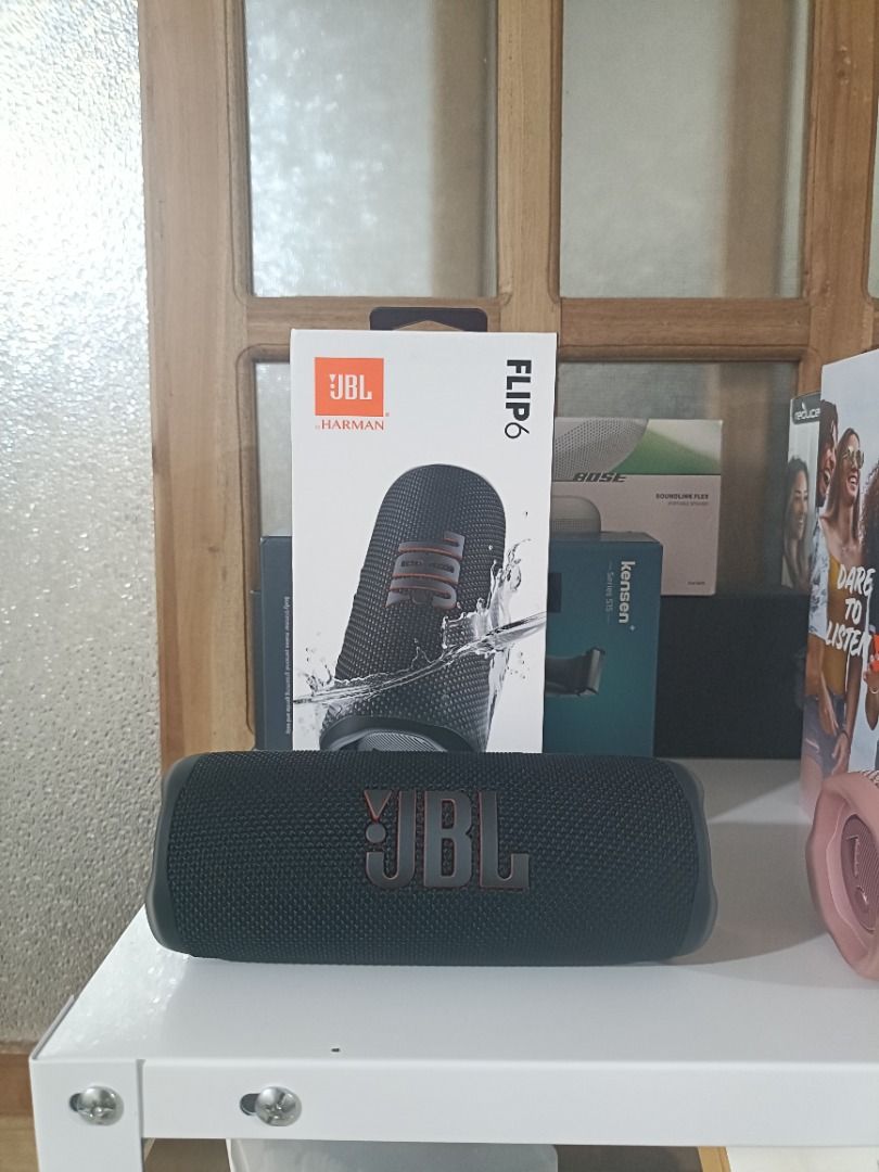 JBL Flip 6 (Category: Soundbars, Speakers & Amplifiers) located in Manila. Submitted by janren21 (Listing ID 1351484991, Image 1). Description: Authentic JBL Flip 6 Bluetooth Speaker 2 units available (black and pink) Both brand new and opened for checking Honest issue: no warranty kasi gift from overseas Php 5500 per unit Willing to sell at P10k for both Priority yung bibilhin both..