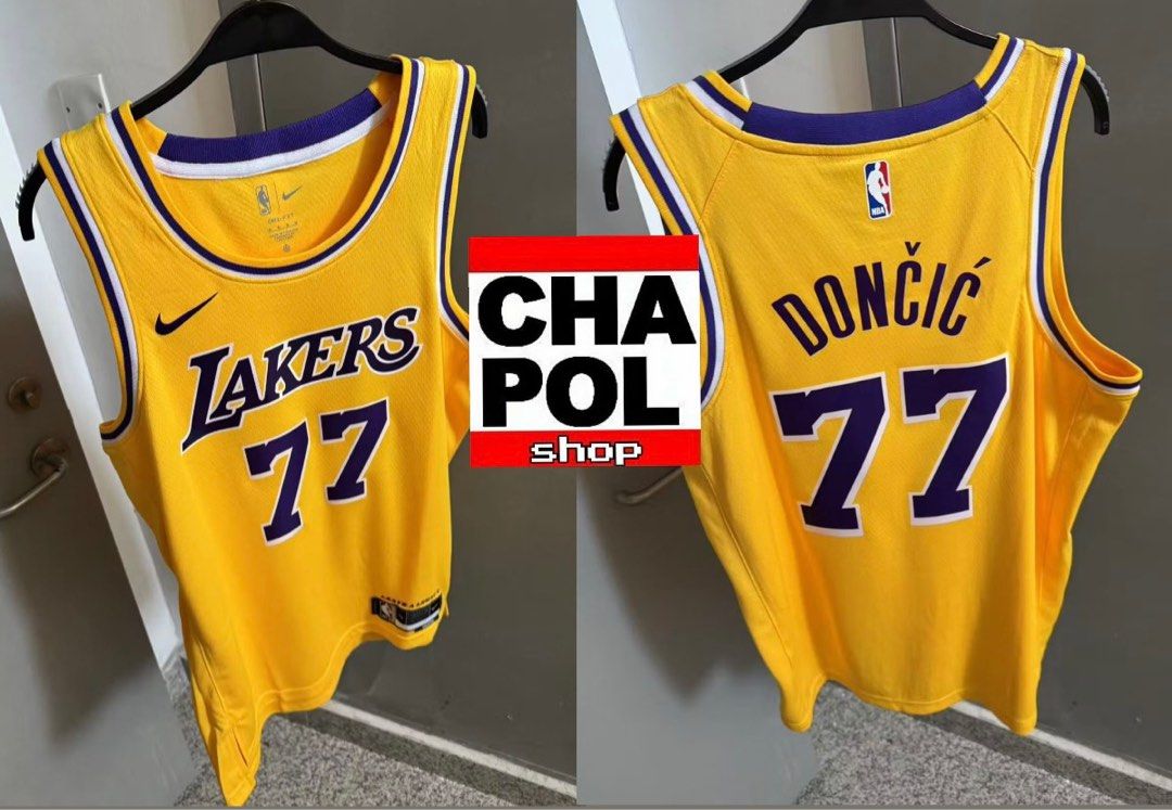 Lakers luka doncic jerseys (Category: Activewear) located in Pasig City. Submitted by cha22pol (Listing ID 1351521043, Image 1). Description: now available for preorder los angeles lakers jerseys #77 luka DONCIC available sizes: extra small small medium large xl xxl *drifit technology fabric *heat pressed graphics *nba store quality (not divisoria/greenhills quality) Pm me if interested 👌🏼.