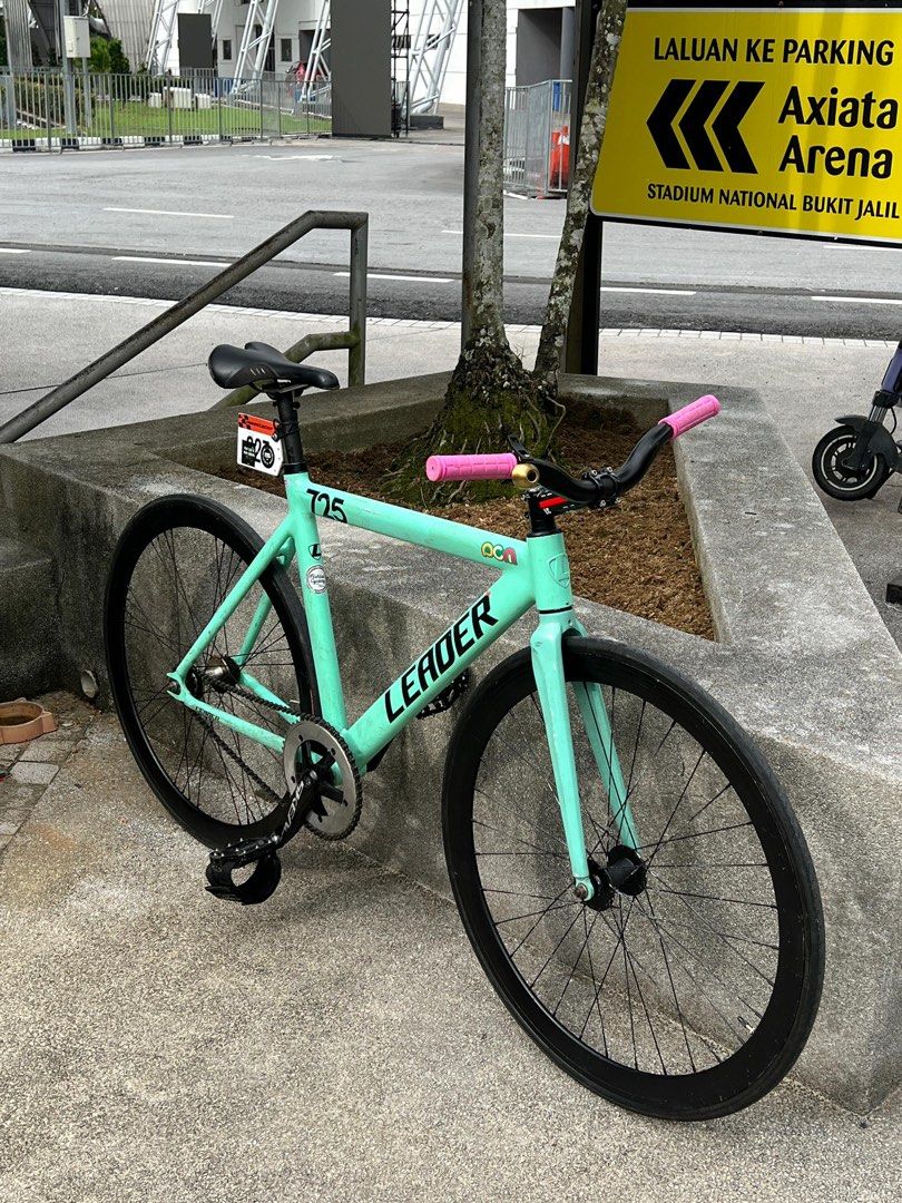 LEADERBIKES LEADER 725tr fixed gear/fixie/singlespeed, Sports Equipment ...