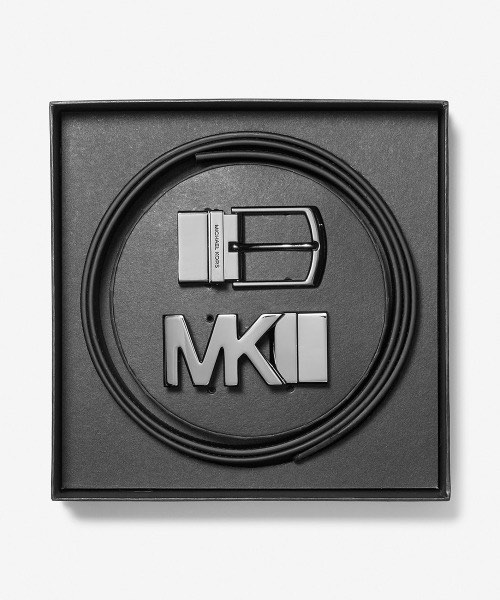 Michael Kors 4-In-1 Belt Box Set in Signature Black/ Brown, Men's ...