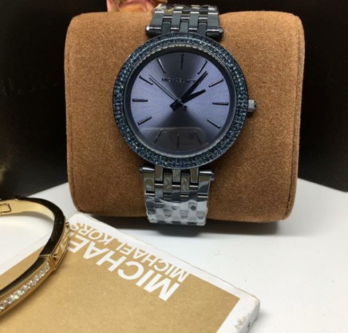 Michael Kors Stainless Steel Ladies Watch - MK3417 Darci Glitz Fixed ...