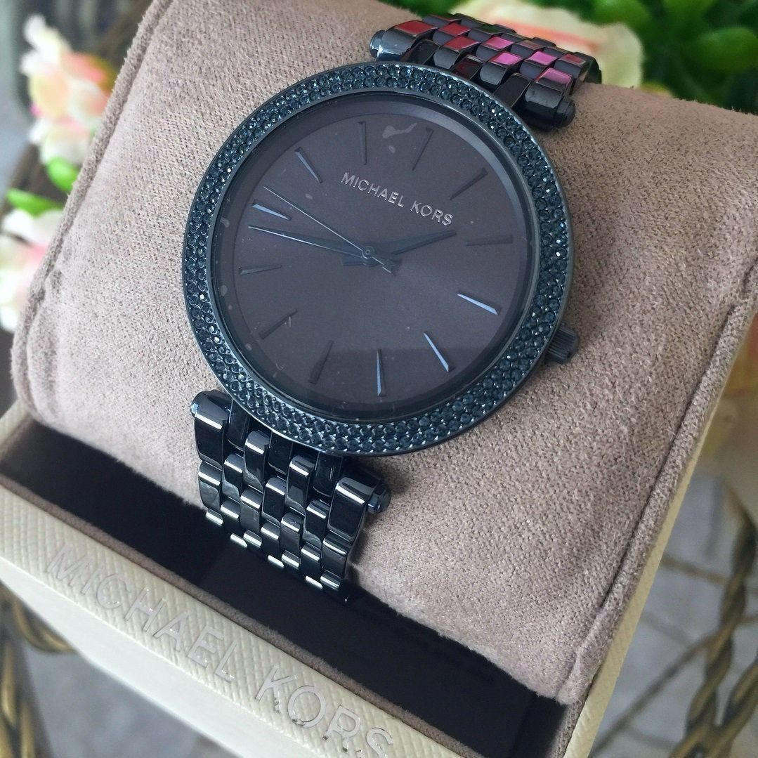 Michael Kors Stainless Steel Ladies Watch - MK3417 Darci Glitz Fixed ...