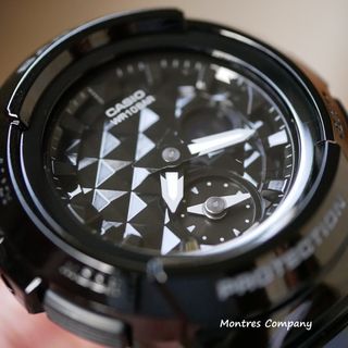 Montres Company 香港註冊公司 (32年老店) 卡西歐 CASIO BABY-G BABY G 耐衝擊 100米防水 BGA BGA195 BGA-195 BGA-195-1 BGA-195-1A 黑色 三隻色均有現貨64219497737475110