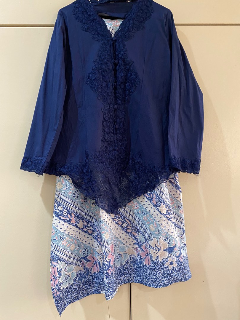 Paradis Kebaya Top (Blue)