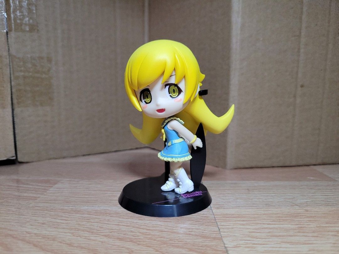 Oshino Shinobu IK Chibi Monogatari Series (Category: Designer & Blind Box Toys) located in Quezon City. Submitted by weejaycollections (Listing ID 1351566676, Image 1). Description: For Sale: Oshino Shinobu Ichiban Kuji Kyun Chara - Loose, expect slight scratches - What You See Is What You Get Rfs: Decluttering MOP: Gcash MOD: LBC cop and Lalamove (sf shouldered by buyer) Location: Quezon City Pm na lang po if may tanong, thanks.