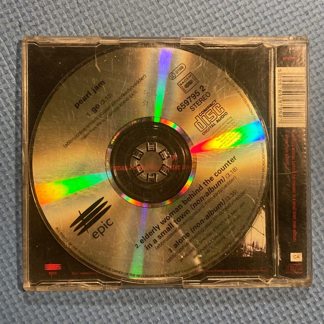 PEARL JAM - Go CD Single (Category: CDs & DVDs) located in Manila. Submitted by musika_pilipinas (Listing ID 1351452883, Image 2). Description: .