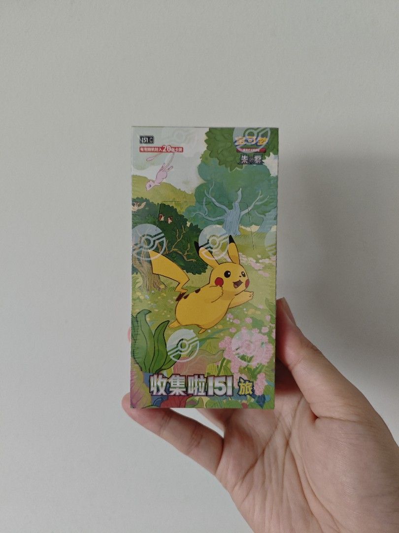 collect 151 journey booster box chinese Eif Baby Pokemon Collectable Trading Card Game | Booster Box | 30 Packs | Simplified Chinese main image 0