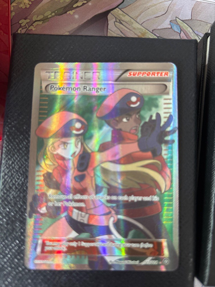 Pokemon Ranger - 113/114 - Full Art Ultra Rare, Hobbies & Toys, Toys ...