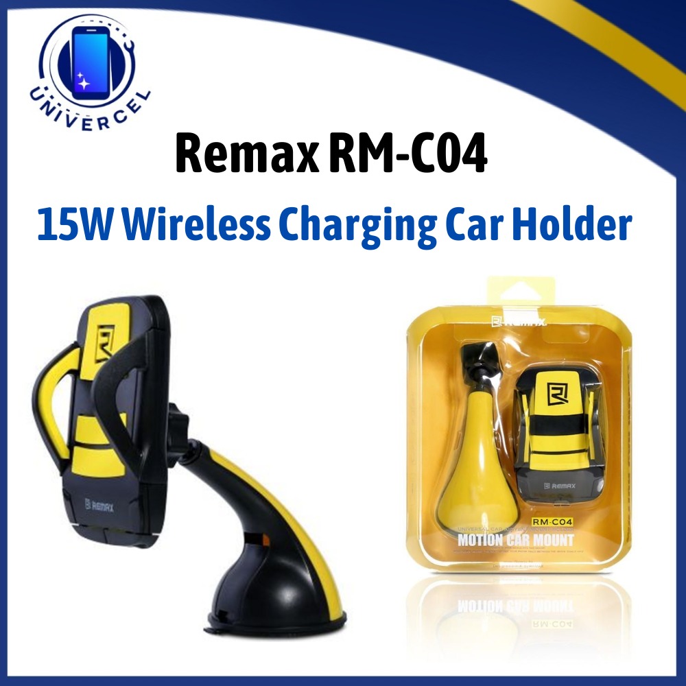 Remax RM-C04 15W Wireless Charging Car Holder - Brand new - Store ...
