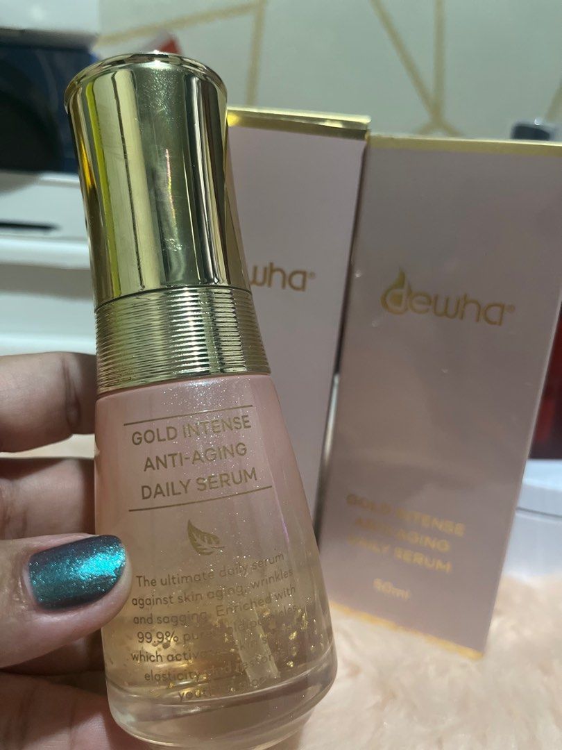 Sealed DEWHA Anti -Aging Gold Serum (Category: Face Care) located in Cavite. Submitted by jovevasq (Listing ID 1351513347, Image 2). Description: delivery fee c/o buyer .
