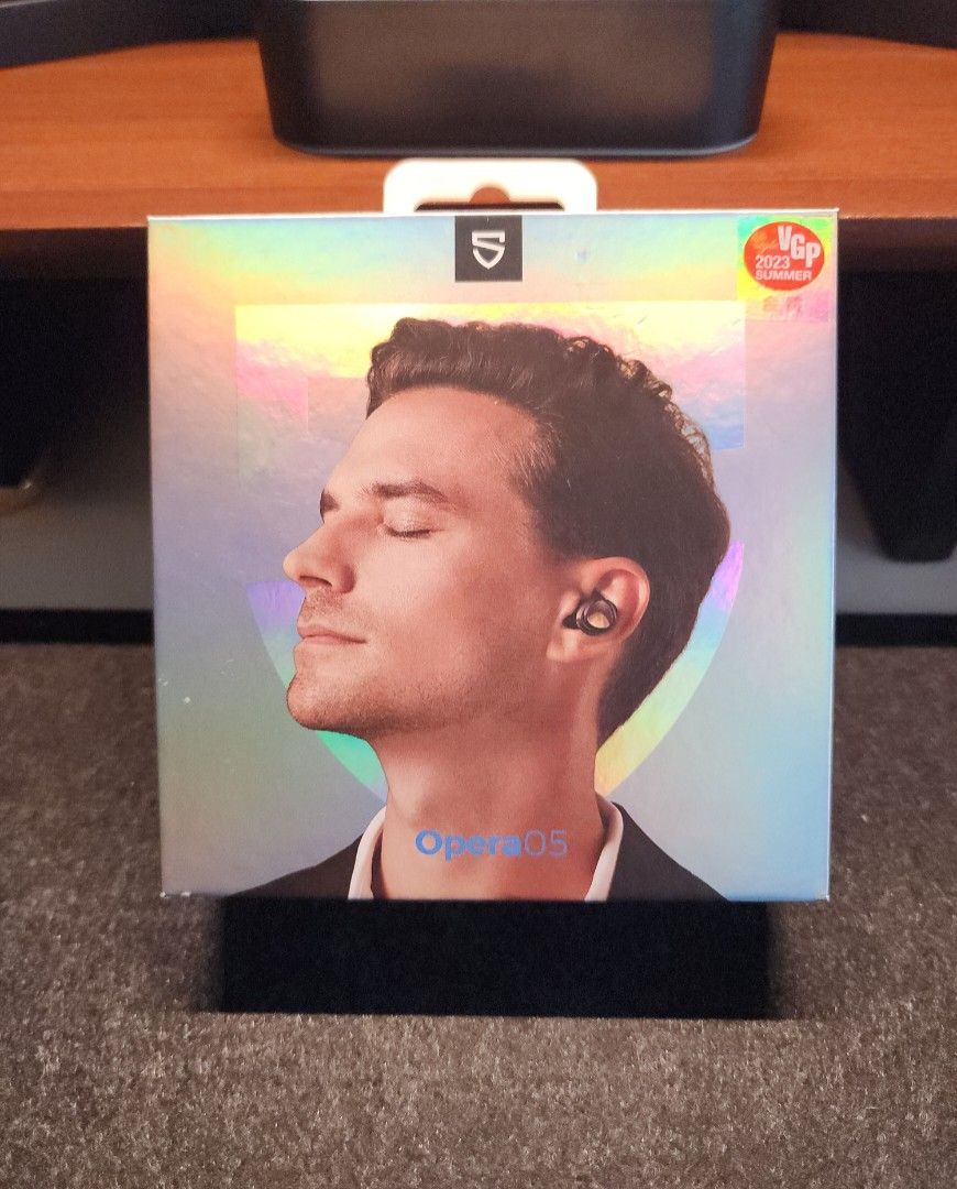 Soundpeats Opera05 True Wireless Earbuds (Category: Earphones) located in Quezon City. Submitted by papahhbil (Listing ID 1351433146, Image 1). Description: Used a few times at home Excellent sound quality for bluetooth earbuds Complete with box, unused ear tips charging cable and receipt from Digital Walker Bought Feb 2024 RFS: Bawas ng earbuds, hindi nagagamit Location: Commonwealth QC.