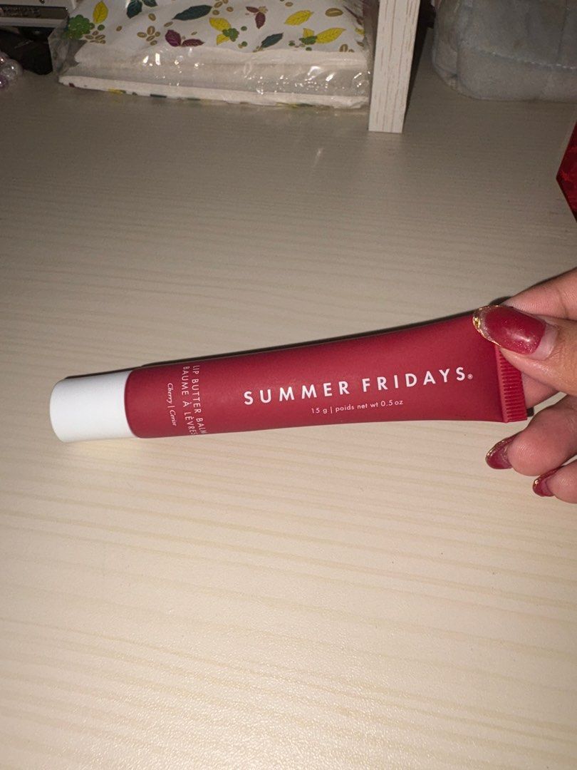 Summer Fridays Lipgloss in Cherry (Category: Makeup) located in Pasig City. Submitted by mikes022018 (Listing ID 1351498448, Image 1). Description: last price, only used a couple of times.