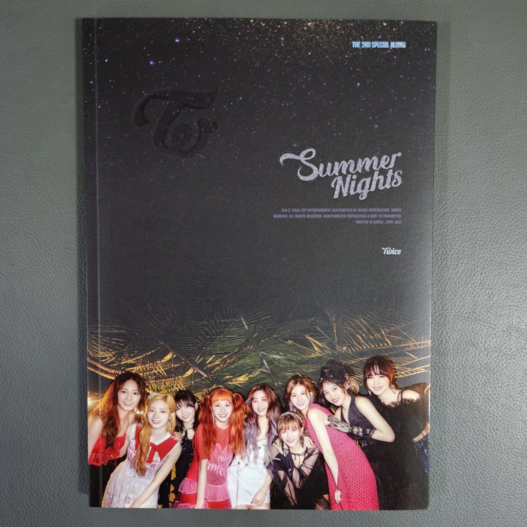 TWICE - Summer Nights Album (Category: K-Wave Merchandise) located in Pasig City. Submitted by hyooooo (Listing ID 1351598114, Image 3). Description: These are the actual photos of the item, there is no packaging fee, and this is on hand/ready for shipping. For more inquiries, feel free to send a message. MOD: gogoxpress, j&t, lalamove/grab MOP: gcash, paymaya, bank transfer (PAYO) ______________________________________________ SOLD PER ALBUM - v