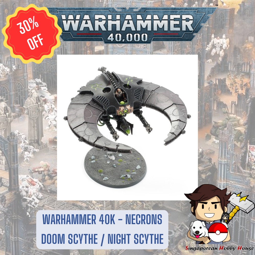 Necrons Doom Falce - Veicolo Per Warhammer 40.000, Nuovissimo, Miniatura Non Assemblata E Non Dipinta