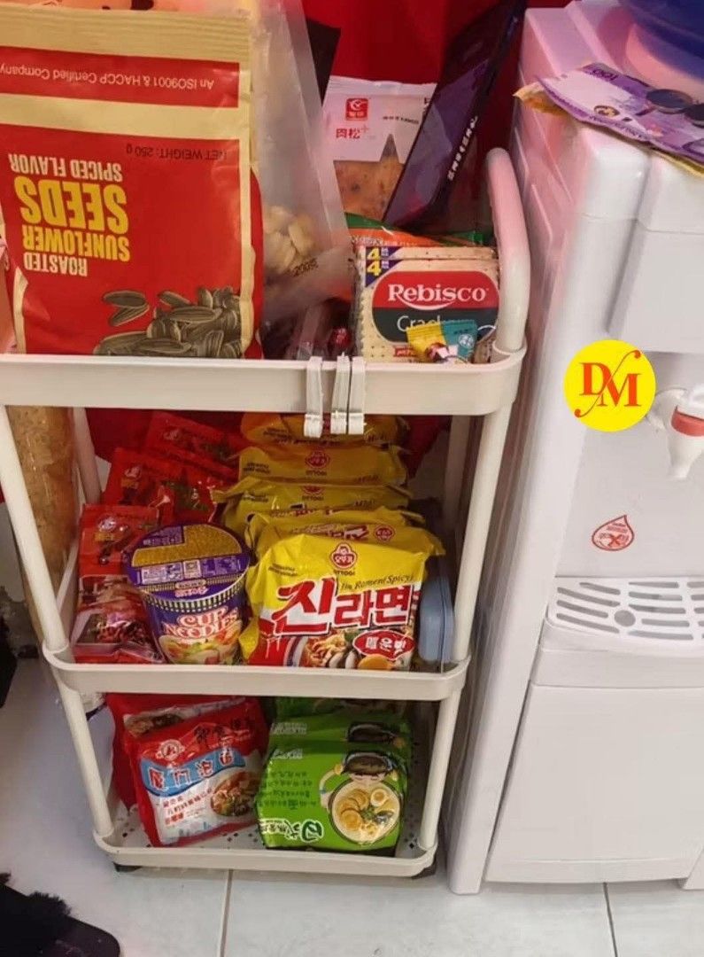 3 Layer Multifunction Utility Rolling Cart Kitchen Storage Organizer with Wheels (Category: Storage Boxes & Baskets) located in Manila. Submitted by onlineshoppersph (Listing ID 1351648923, Image 2). Description: DISCOUNT FOR BULK/WHOLESALE ORDERS‼️ ✅100% Brand New ✅Good Quality Cash On Deliver - Metro Manila - Delivery Fee/Handling Fee shouldered by BUYERS - DF/HF depends on BUYERS Location Thank You.