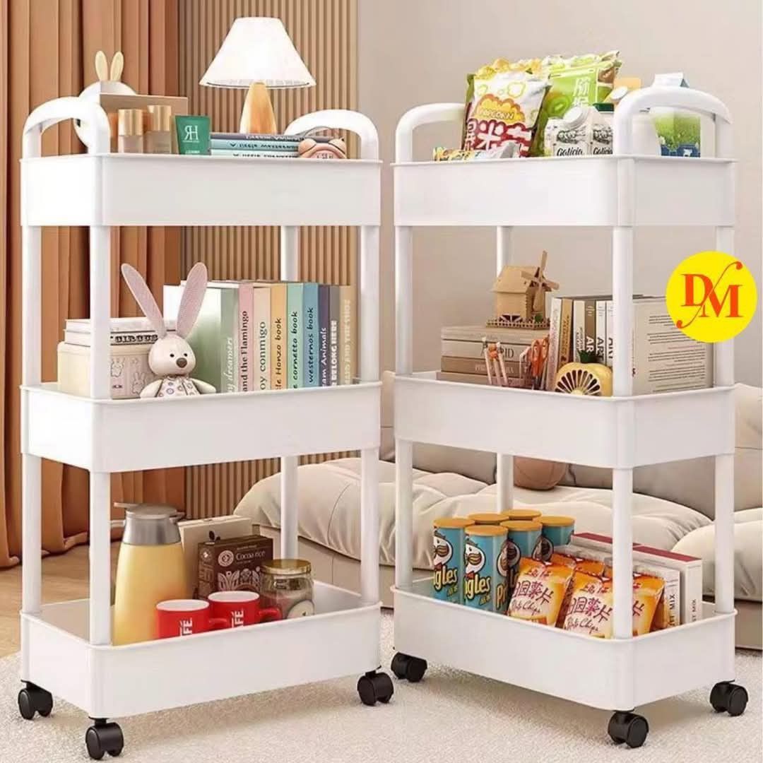 3 Layer Multifunction Utility Rolling Cart Kitchen Storage Organizer with Wheels (Category: Storage Boxes & Baskets) located in Manila. Submitted by onlineshoppersph (Listing ID 1351648923, Image 3). Description: DISCOUNT FOR BULK/WHOLESALE ORDERS‼️ ✅100% Brand New ✅Good Quality Cash On Deliver - Metro Manila - Delivery Fee/Handling Fee shouldered by BUYERS - DF/HF depends on BUYERS Location Thank You.
