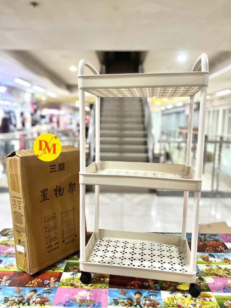 3 Layer Multifunction Utility Rolling Cart Kitchen Storage Organizer with Wheels (Category: Storage Boxes & Baskets) located in Manila. Submitted by onlineshoppersph (Listing ID 1351648923, Image 1). Description: DISCOUNT FOR BULK/WHOLESALE ORDERS‼️ ✅100% Brand New ✅Good Quality Cash On Deliver - Metro Manila - Delivery Fee/Handling Fee shouldered by BUYERS - DF/HF depends on BUYERS Location Thank You.