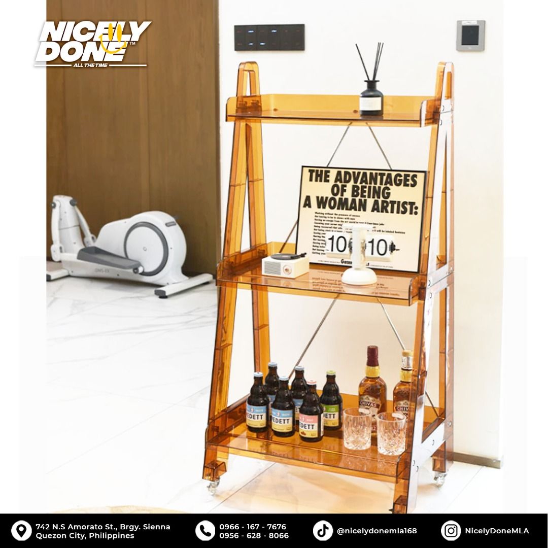 3 Layers - 🌟 A Flexible Storage Solution for Every Room! ✨ (Category: Storage Boxes & Baskets) located in Makati City. Submitted by nicelydonemla168 (Listing ID 1351647698, Image 1). Description: Our Nicelydone Multi-Layer Moveable Shelf blends contemporary style with practical storage, ideal for organizing and upgrading any space. 💰 Prices: 2 Layers - ₱3,500 3 Layers - ₱4,500 3 Layers - ₱5,500 💡 Why You’ll Love It: ✅ Multi-Layer Design – Prov