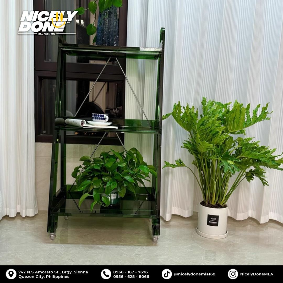 3 Layers - 🌟 A Flexible Storage Solution for Every Room! ✨ (Category: Storage Boxes & Baskets) located in Makati City. Submitted by nicelydonemla168 (Listing ID 1351647698, Image 2). Description: Our Nicelydone Multi-Layer Moveable Shelf blends contemporary style with practical storage, ideal for organizing and upgrading any space. 💰 Prices: 2 Layers - ₱3,500 3 Layers - ₱4,500 3 Layers - ₱5,500 💡 Why You’ll Love It: ✅ Multi-Layer Design – Prov