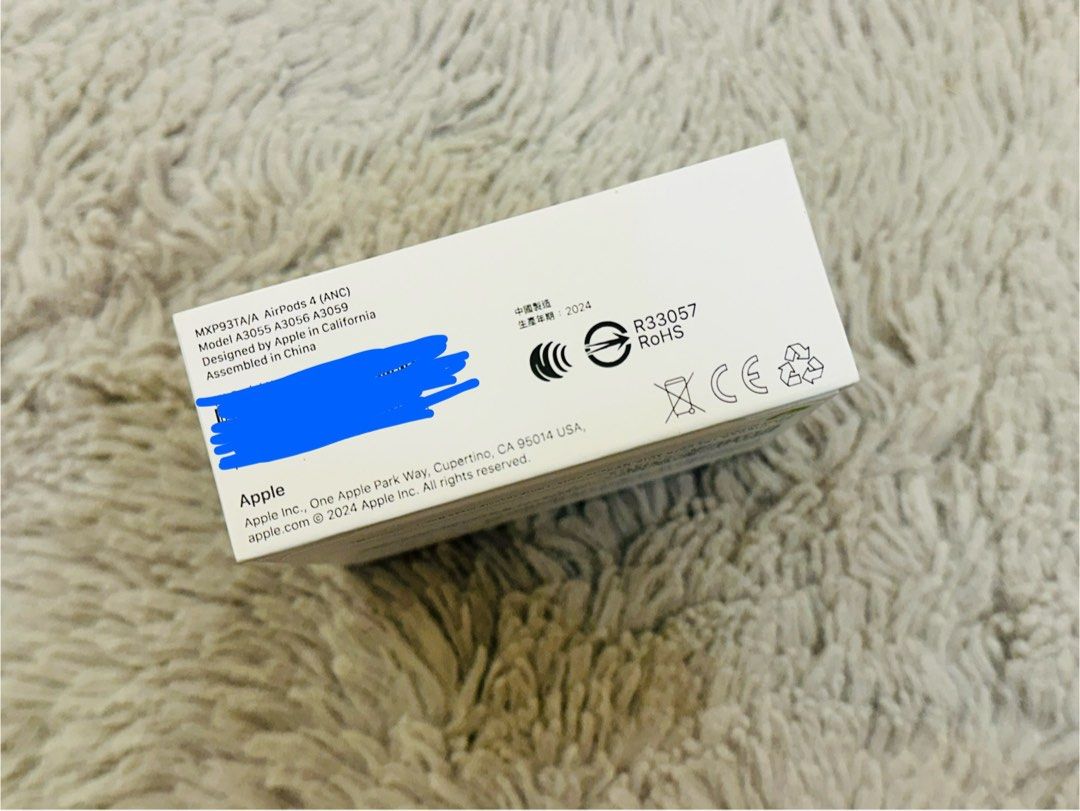 台中 全新未拆封 AirPods 4 第四代 主動降噪版 有購買證明