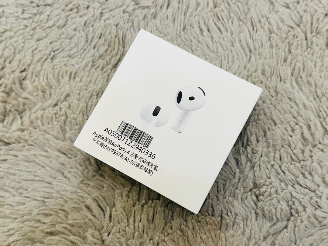 台中 全新未拆封 AirPods 4 第四代 主動降噪版 有購買證明