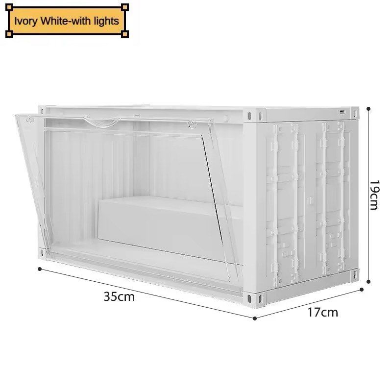 Acrylic Display Box with LED Light (Category: Storage Boxes & Baskets) located in San Juan City. Submitted by xxxx377x (Listing ID 1351635992, Image 1). Description: Acrylic Display Box with LED Light (Box only, toys/plush/figurines not included) - recent purchase from blue app - original price is Php 1,099 Features: - LED lights - Removable inner stepping block - Magnetic front panel opening - Comes with type c cable - Stackable Note: May have m