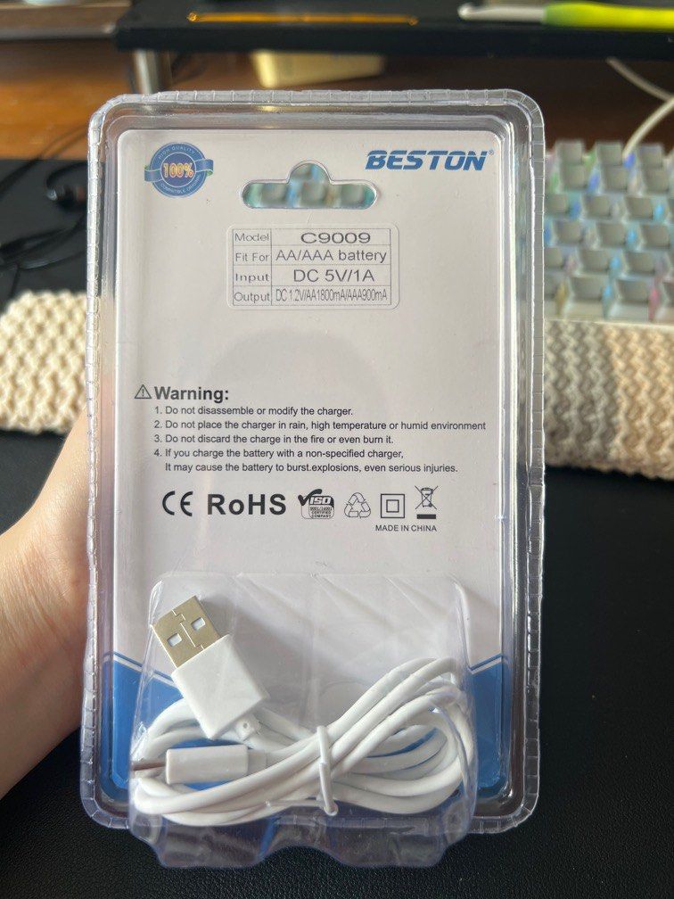 BESTON battery charger for AA/AAA62863067691651111