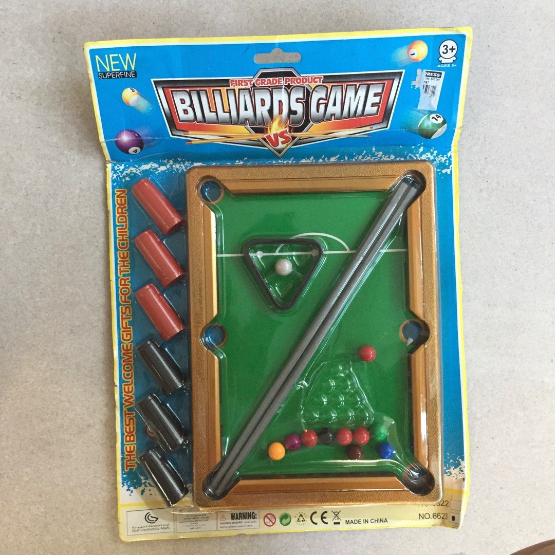 Billiards Toy (Category: Kids Toys) located in Muntinlupa City. Submitted by mrsalifestyle (Listing ID 1351690261, Image 1). Description: .