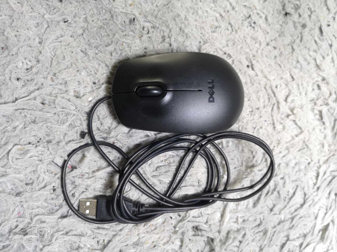 Black Wired computer Mouse (Category: Mouse & Mousepads) located in Santa Cruz. Submitted by jmy_surplus.2 (Listing ID 1351665738, Image 1). Description: Size ; L - 11 W - 7 Color ; Black Type ; Mouse Brand ; No brand Material ; Plastic Style ; Black Computer Mouse JMY HOME JMY 4.
