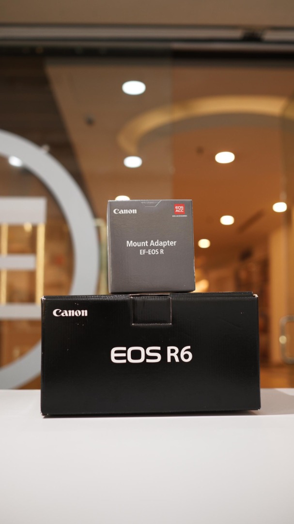 CANON EOS R6 + ADAPTER NEW, Photography, Cameras on Carousell