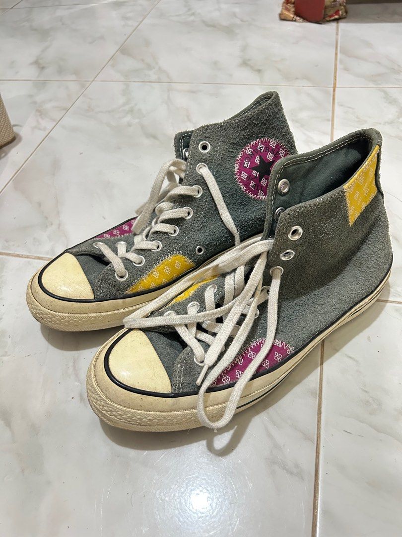 CONVERSE CHUCK 70 (Category: Sneakers) located in Lucena. Submitted by lcndeclutter (Listing ID 1351720166, Image 2). Description: need linisan bought from zalora RFS: hindi na nagagamit WMNS: 9 MENS: 7.