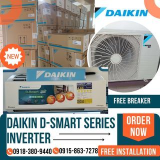 DAIKIN D-SMART INVERTER SPLIT TYPE AIRCON