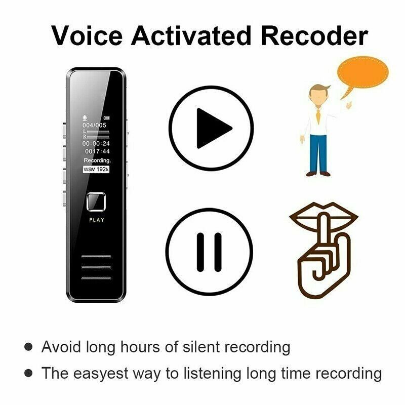 Digital Mini Spy Voice Sound Recorder Handheld Audio Recording Voice Activated Recorder MP3 player62863086103426114
