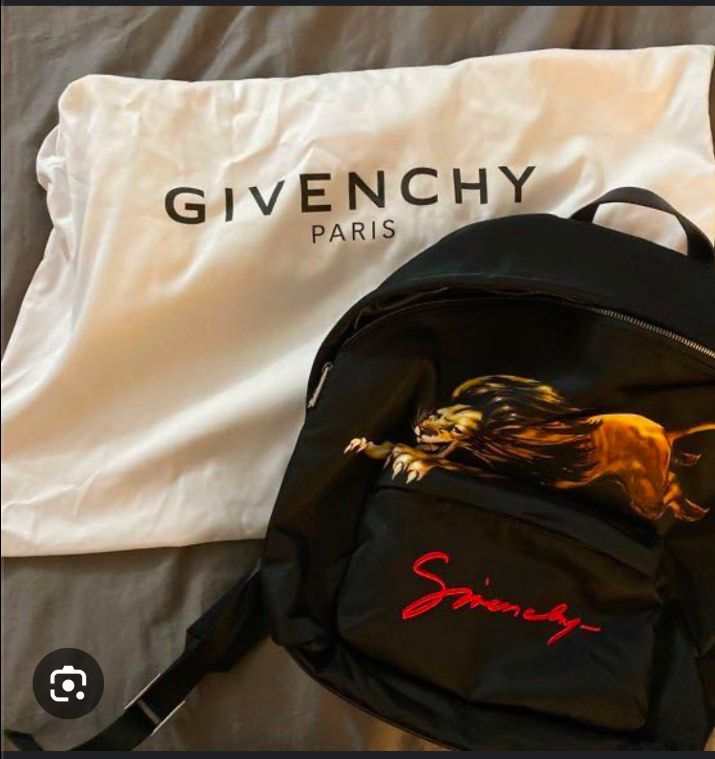 Givenchy small backpack (Category: Bags & Wallets) located in Singapore. Submitted by fianismail68 (Listing ID 1351625495, Image 1). Description: Use less than 5 times and still in good condition..