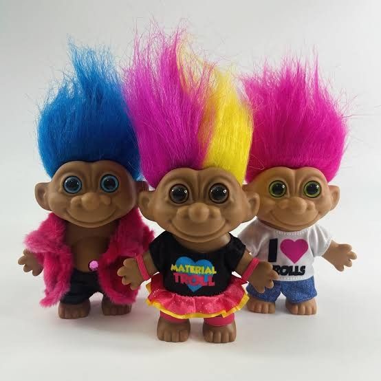Head Start 65th Anniversary Good Luck Trolls (Category: Figurines & Statues) located in Marikina City. Submitted by mypeculiarcloset (Listing ID 1351696854, Image 2). Description: Brand New in original box Head Start 65th Anniversary Good Luck Trolls 3 , 4.3" Single Troll dolls Material Troll, I love Trolls, Rockstar Troll MOP: Bpi Island/BDO/GCash/Maya.