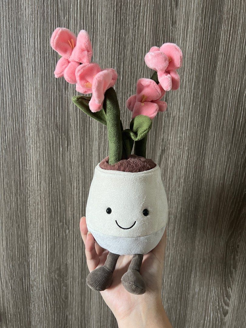  ぬいぐるみ　Amuseables Pink Orchid 花瓶 ぬいぐるみ Amuseables Pink Orchid 花瓶 Amuseables Pink