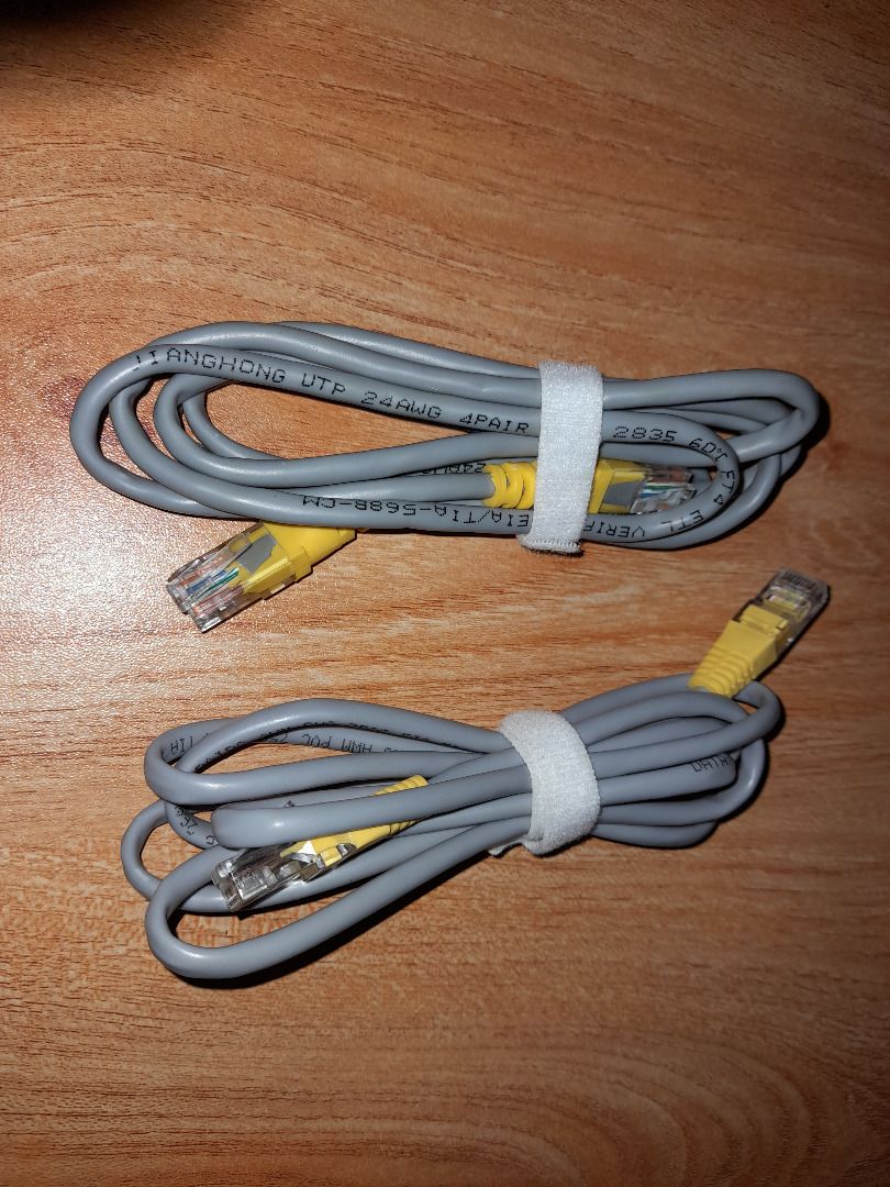 **BNEW** LAN Cables - Grey / Orange - 200 EACH (Category: Cables & Adaptors) located in Las Pinas. Submitted by ninodpmas (Listing ID 1351692174, Image 2). Description: **BNEW** LAN Cables - Grey / Orange - 200 EACH.