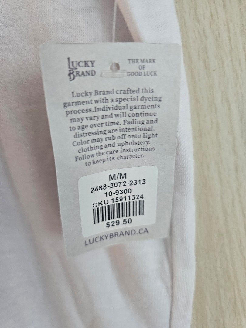 Lucky Brand Shirt (Category: Tshirts & Polo Shirts ) located in Makati City. Submitted by styledge.ph (Listing ID 1351619715, Image 2). Description: Brand: Lucky Brand Size: Medium Men's Description: Brand New.