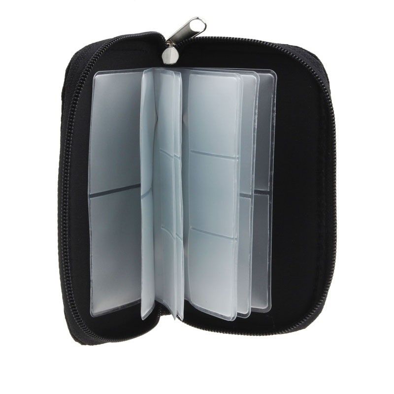 Memory Card Pouch Carrying Case Storage Bag Micro SD MMC CF SDHC Holder 20 Slots62863066323458114