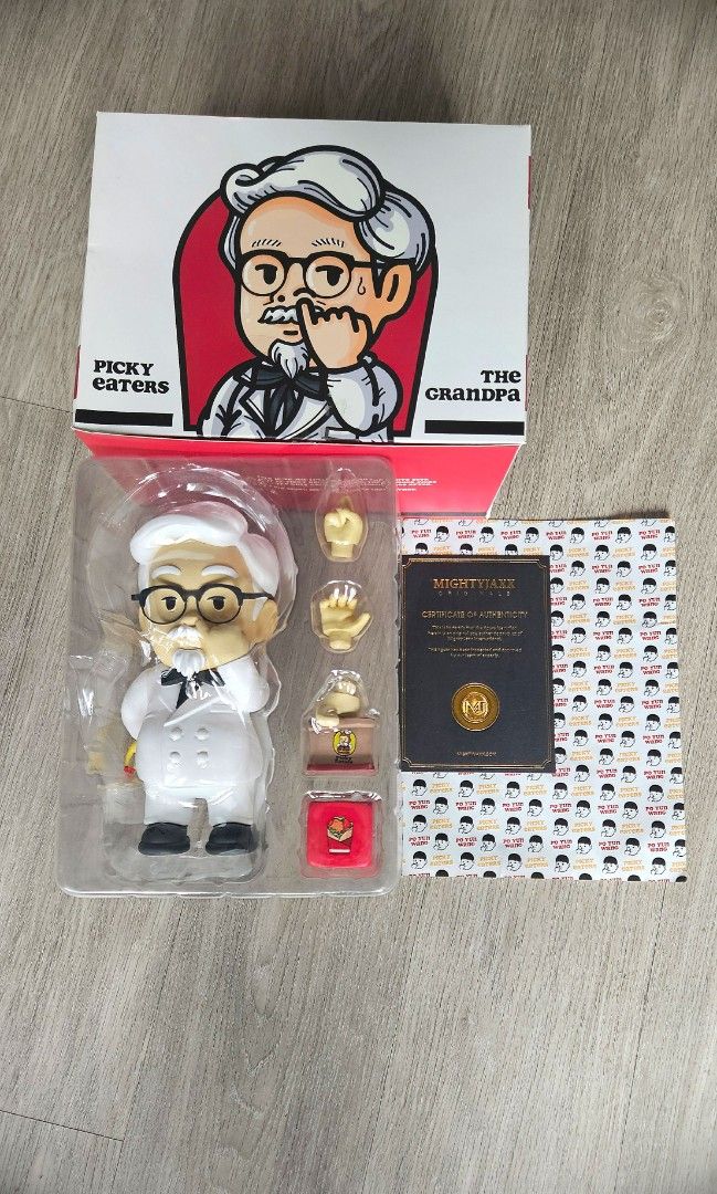 Mighty Jaxx Picky Eaters THE GRANDPA KFC by Po Yun Wang