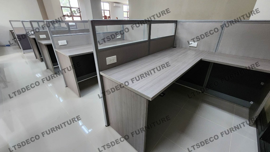 MODULAR TABLE WORKSTATION LINEAR CUBICLES OFFICE PARTITION, Furniture ...