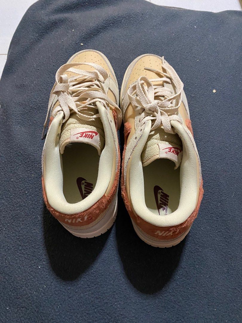 Nike Dunk Low "Terry Swoosh" (Category: Sneakers) located in Manila. Submitted by jeru_313 (Listing ID 1351746242, Image 1). Description: Size: US 10.5 Colorway: Shimmer/Sanddriff/Pearl White/Mars Stone No box Negotiable Payment: Gcash, Maya, or Bank Transfer.