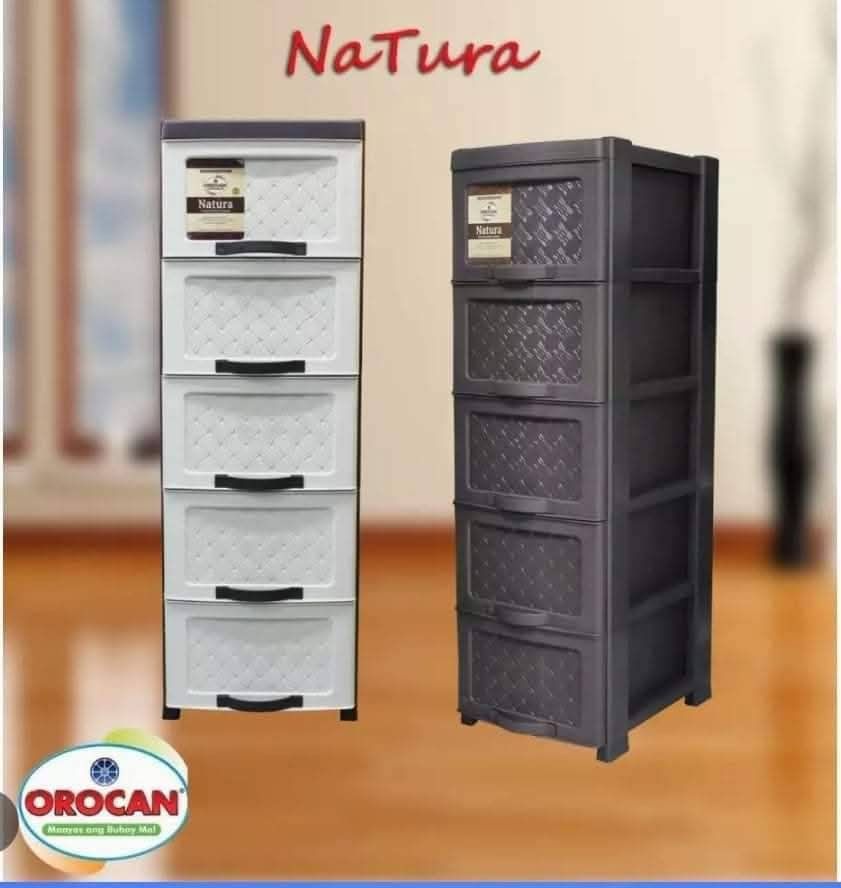 Orocan Natura Slim 5 Layer Drawer (Category: Shelves, Cabinets & Racks) located in Manila. Submitted by onlineshoppersph (Listing ID 1351643035, Image 2). Description: DISCOUNT FOR BULK/WHOLESALE ORDERS‼️ ✅100% Brand New ✅Good Quality Cash On Deliver - Metro Manila - Delivery Fee/Handling Fee shouldered by BUYERS - DF/HF depends on BUYERS Location Thank You.