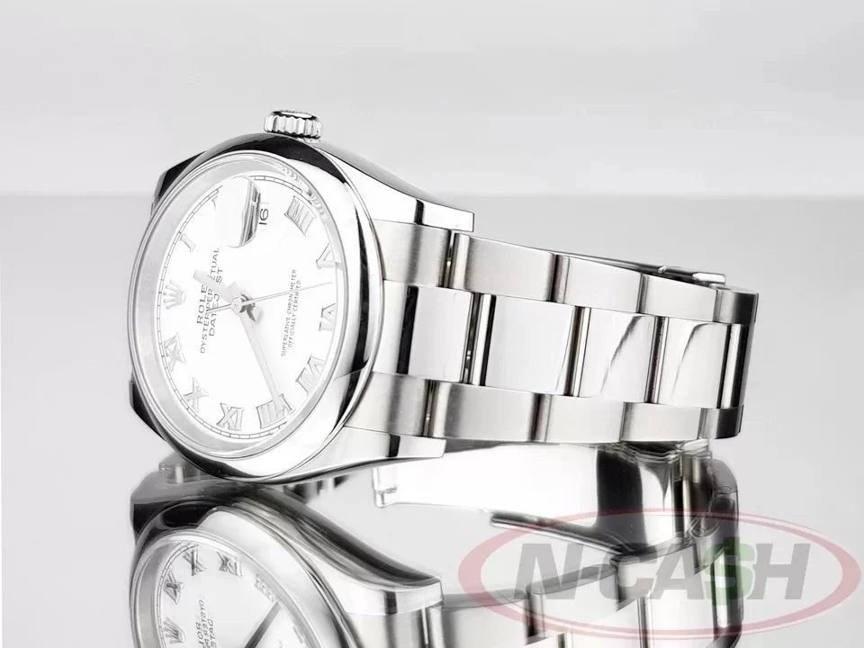 Rolex Datejust 36 Steel White Dial (Category: Luxury Watches) located in Quezon City. Submitted by luxury_by_n-cash (Listing ID 1351687776, Image 3). Description: N-Cash Pawnshop "Instant Cash for Bags, Watches, Cars, and Electronics" https://www.ncash-pawnshop-philippines.com/ Rolex Datejust 36 Steel White Dial Ref. 116200 36mm Z serial Appearance is at least 9.5 out of 10. Like new. With trusted third party authentication receipt Selling as wat