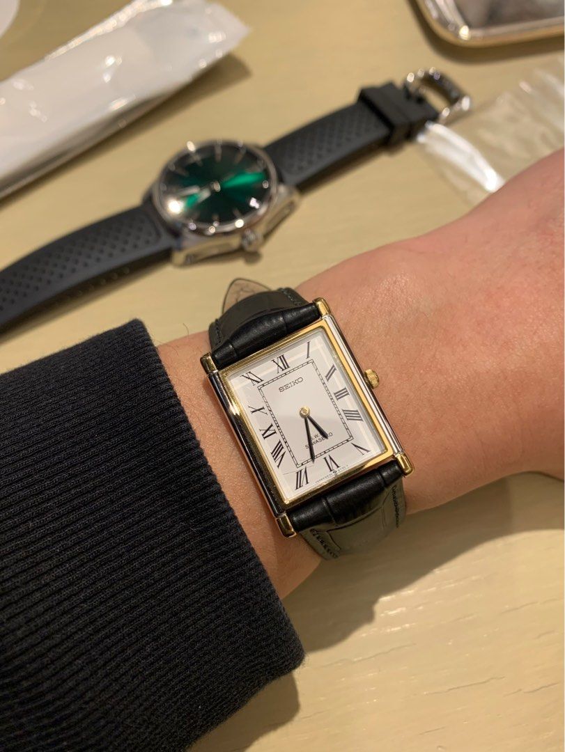 Seiko Suwaseiko Cartier Tank 6530-5590 Employee Special